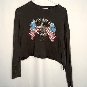 🔴4/$16: Long Sleeve Adika Crop Top